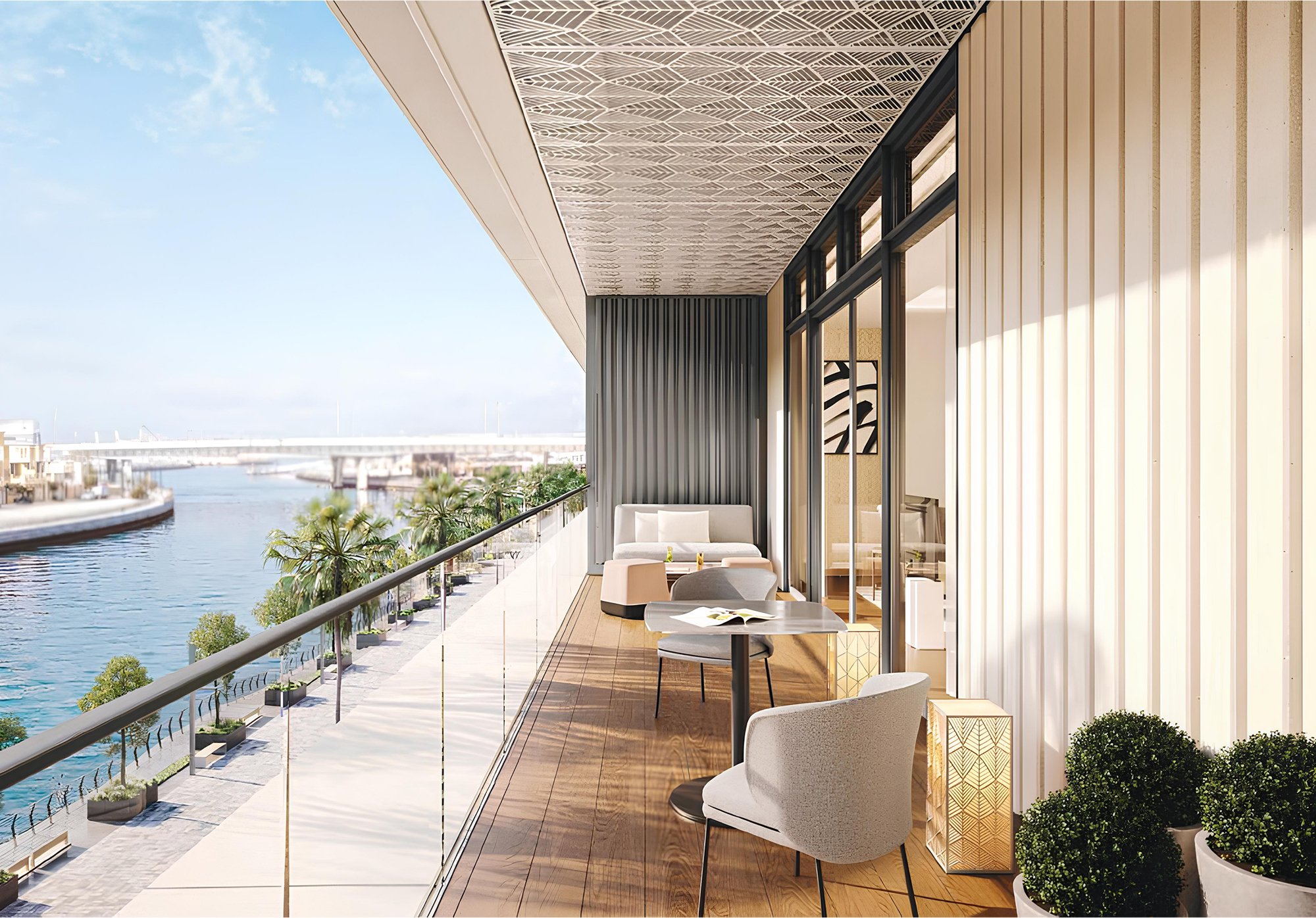 Illustration of Penthouses With Private Sports Library Facilities